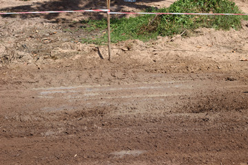 dirty after motocross racing