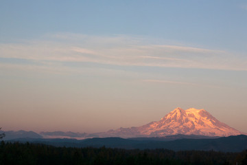 Obraz premium sunset in mountains