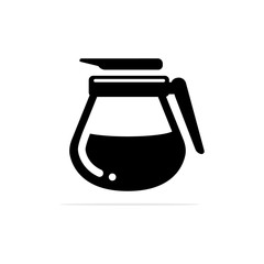 Fototapeta na wymiar Coffee pitcher icon. Vector concept illustration for design.