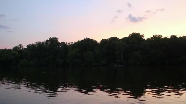Sunset on River