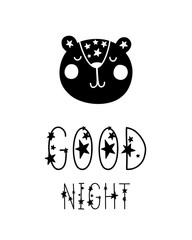 Childish vector card