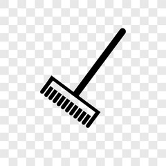 Broom cleanin vector icon isolated on transparent background, Broom cleanin transparency logo design