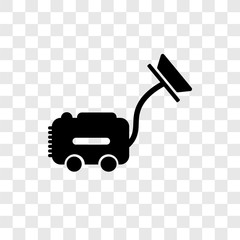 Vacuum cleanin vector icon isolated on transparent background, Vacuum cleanin transparency logo design