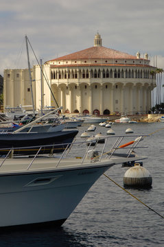 CSINO IN aVALON HARBOR cATALINA iSLAND cALIFORNIA