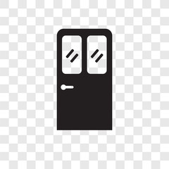 Garage vector icon isolated on transparent background, Garage transparency logo design