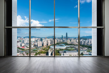 Fototapeta na wymiar Shenzhen urban architectural buildings