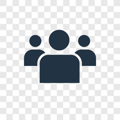 Networking vector icon isolated on transparent background, Networking transparency logo design