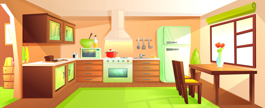 Kitchen Cartoon Images – Browse 263,947 Stock Photos, Vectors, and Video |  Adobe Stock