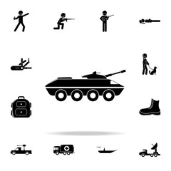 Obraz premium armored personnel carrier icon. Army & War icons universal set for web and mobile