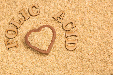 Amaranth seeds - Amaranthus. Folic acid