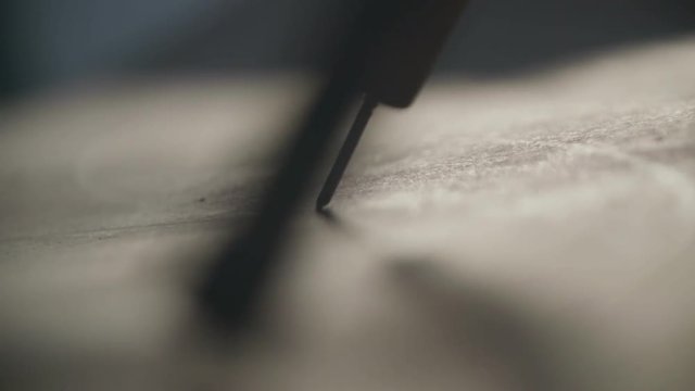 Drawing with a pair of compasses