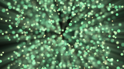 Abstract Glowing background green