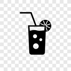 Mojito vector icon isolated on transparent background, Mojito transparency logo design