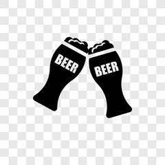 Toast vector icon isolated on transparent background, Toast transparency logo design