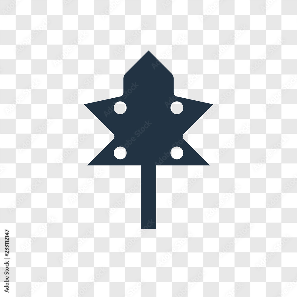 Poster maple leaf vector icon isolated on transparent background, maple leaf transparency logo design