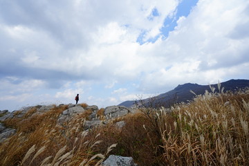 photo taken the mountain trekking