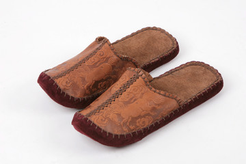 horse-drawn Asian leather shoes