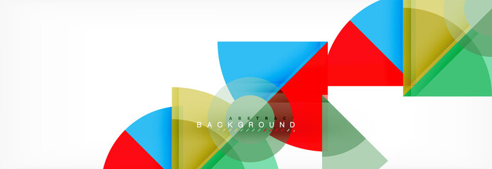 Modern geometric abstract background