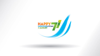 Fototapeta premium indian independence day design for greeting or banner or background
