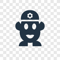 Mrs potato toy vector icon isolated on transparent background, Mrs potato toy transparency logo design