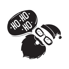 Merry Christmas typography.