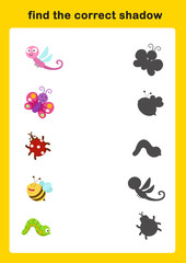 find the correct shadow illustration vector