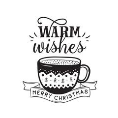 Merry Christmas typography.