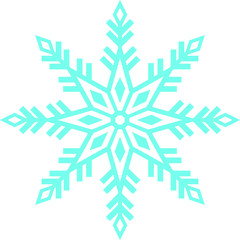 Crystal of snow