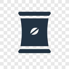 Seed vector icon isolated on transparent background, Seed transparency logo design