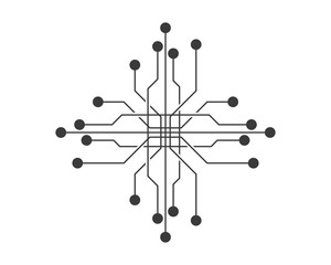 Circuit symbol illustration design