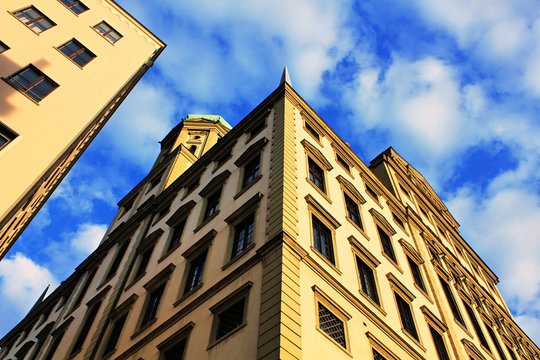 City Hall Building Rear, Augsburg, Germany