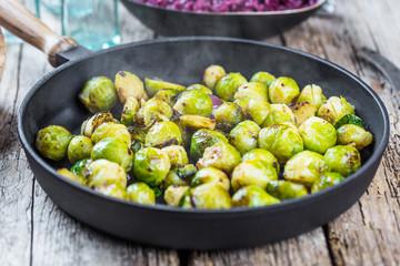 Fresh brussels sprouts