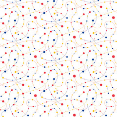 Pattern swatch, Dot & track(high density).