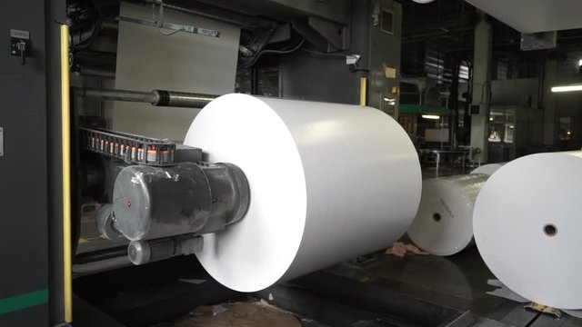 Paper production machine. Processing of secondary resources. Paper recycling.