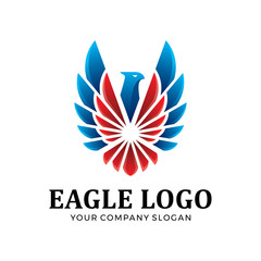 Eagle, falcon, bird logo design.