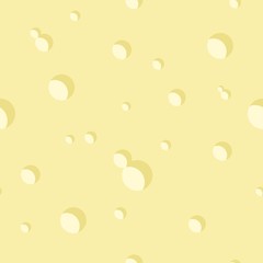Seamless pattern with cheese. Vector image.