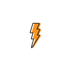 Electricity icon or logo vector design template
