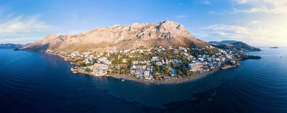 Panorama of Kalymnos island, Greece