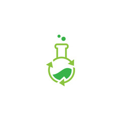Recycle lab logo template
