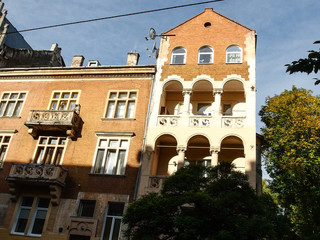 Historical old building in Lvov, Ukraine