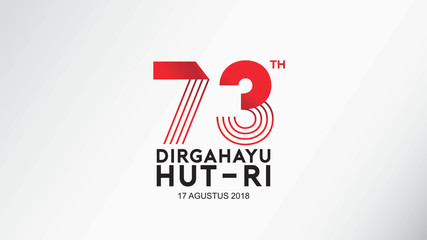 indonesia independence day design with fun concept and red white color for sale banner background