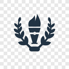 Sport Games vector icon isolated on transparent background, Sport Games transparency logo design