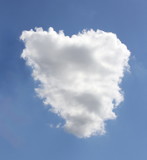 Cloud Shapes on beautiful blue sky, abstract clouds with blue sky