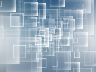 Abstract Blue squares background