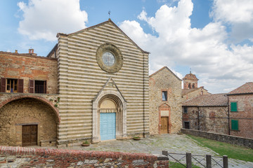 View at the church of San Francesco in Lucignano - Tuscany,Italy