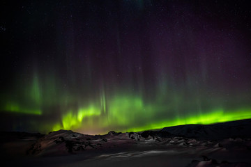 Polarlicht über Island