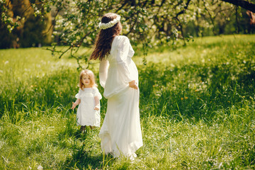 mother with daughter