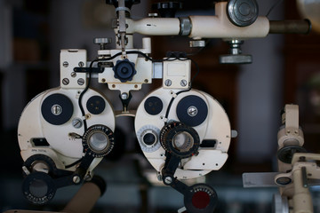 old Optical instrument.Glasses