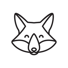 Fox logo illustration vector art, Creative Wild Animal in circle Logotype concept icon.