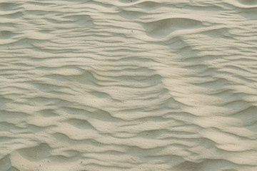 River building sand patterns from the wind, natural background. Shallow depth of focus in the center.

